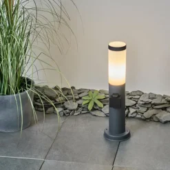 hofstein Borne lumineuse Sessa Anthracite, 1 lumière