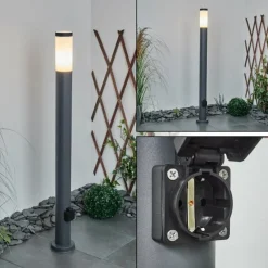 hofstein Borne lumineuse Sessa Anthracite, 1 lumière