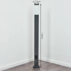 hofstein Borne lumineuse Sessa Anthracite, 1 lumière