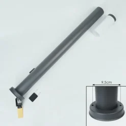 hofstein Borne lumineuse Sessa Anthracite, 1 lumière