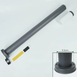 hofstein Borne lumineuse Sessa Anthracite, 1 lumière