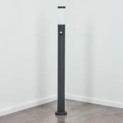 hofstein Borne lumineuse Sessa Anthracite, 1 lumière, Détecteur de mouvement