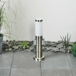 hofstein Borne lumineuse Sessa Nickel mat, 1 lumière