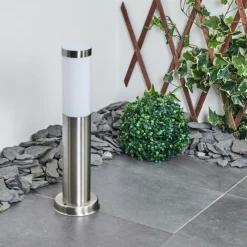 hofstein Borne lumineuse Sessa Nickel mat, 1 lumière