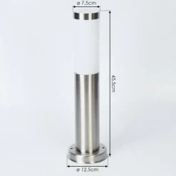 hofstein Borne lumineuse Sessa Nickel mat, 1 lumière