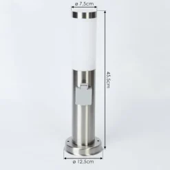 hofstein Borne lumineuse Sessa Nickel mat, 1 lumière