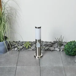 hofstein Borne lumineuse Sessa Nickel mat, 1 lumière