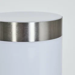 hofstein Borne lumineuse Sessa Nickel mat, 1 lumière, Détecteur de mouvement