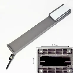 hofstein Borne lumineuse Skove LED Anthracite, 1 lumière, Changeur de couleurs