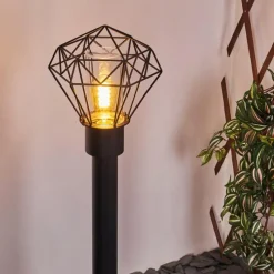 hofstein Borne lumineuse Solda Noir, 1 lumière