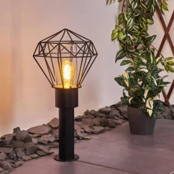 hofstein Borne lumineuse Solda Noir, 1 lumière