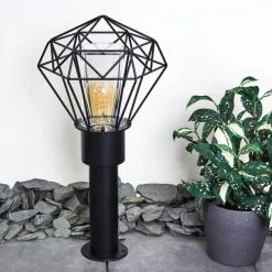 hofstein Borne lumineuse Solda Noir, 1 lumière