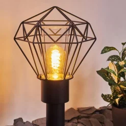 hofstein Borne lumineuse Solda Noir, 1 lumière