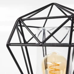 hofstein Borne lumineuse Solda Noir, 1 lumière, Détecteur de mouvement