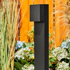 hofstein Borne lumineuse Spidern LED Noir, 1 lumière