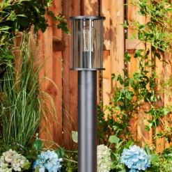 hofstein Borne lumineuse Sumalao Noir, 1 lumière