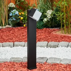 hofstein Borne lumineuse Swanek LED Noir, 1 lumière