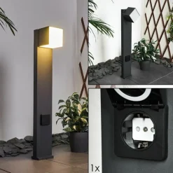 hofstein Borne lumineuse Swanek LED Anthracite, 1 lumière