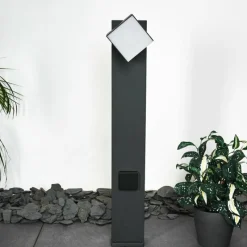 hofstein Borne lumineuse Swanek LED Anthracite, 1 lumière