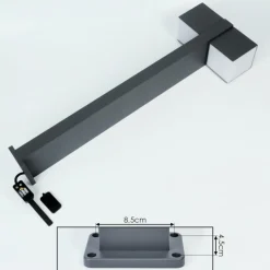 hofstein Borne lumineuse Swanek LED Anthracite, 1 lumière