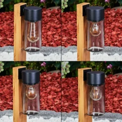 Suspension Verre Fumé-hofstein Borne lumineuse Tabary Écru, 1 lumière