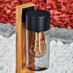 Suspension Verre Fumé-hofstein Borne lumineuse Tabary Écru, 1 lumière