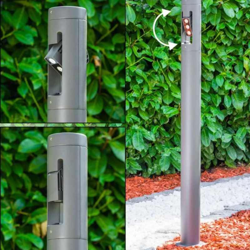 hofstein Borne lumineuse TETLIN LED Anthracite, 3 lumières