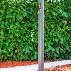 hofstein Borne lumineuse TETLIN LED Anthracite, 3 lumières