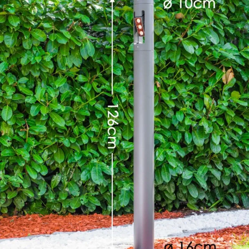 hofstein Borne lumineuse TETLIN LED Anthracite, 3 lumières