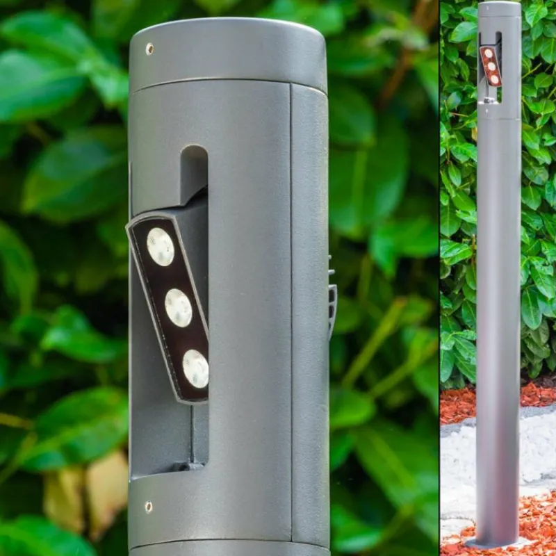 hofstein Borne lumineuse TETLIN LED Anthracite, 3 lumières