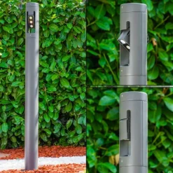 hofstein Borne lumineuse TETLIN LED Anthracite, 3 lumières