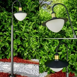 hofstein Borne lumineuse Theux Noir, 1 lumière