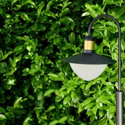 hofstein Borne lumineuse Theux Noir, 1 lumière