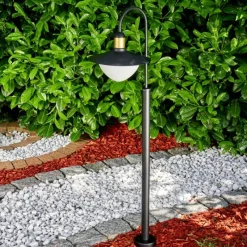 hofstein Borne lumineuse Theux Noir, 1 lumière