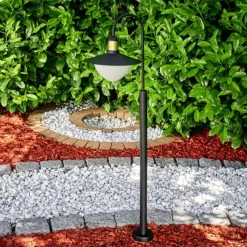 hofstein Borne lumineuse Theux Noir, 1 lumière