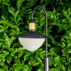 hofstein Borne lumineuse Theux Noir, 1 lumière