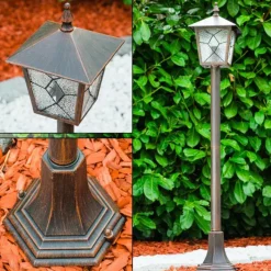 Lampes Vintages & Rétros-hofstein Borne lumineuse TOK Rouille, 1 lumière