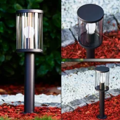 hofstein Borne lumineuse Torsa Noir, 1 lumière