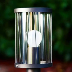 hofstein Borne lumineuse Torsa Noir, 1 lumière