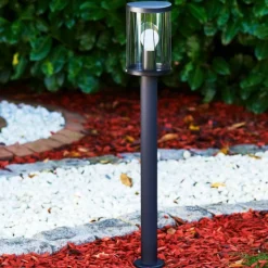 hofstein Borne lumineuse Torsa Noir, 1 lumière