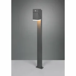 Luminaires Trio Borne lumineuse Trio Avon LED Anthracite, 1 lumière, Détecteur de mouvement