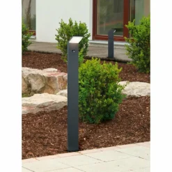 Luminaires Trio Borne lumineuse Trio PEARL LED Anthracite, 1 lumière, Détecteur de mouvement