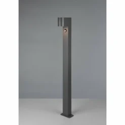 Luminaires Trio Borne lumineuse Trio Roya Anthracite, 1 lumière, Détecteur de mouvement