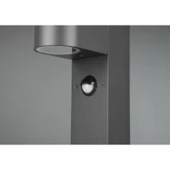 Luminaires Trio Borne lumineuse Trio Roya Anthracite, 1 lumière, Détecteur de mouvement
