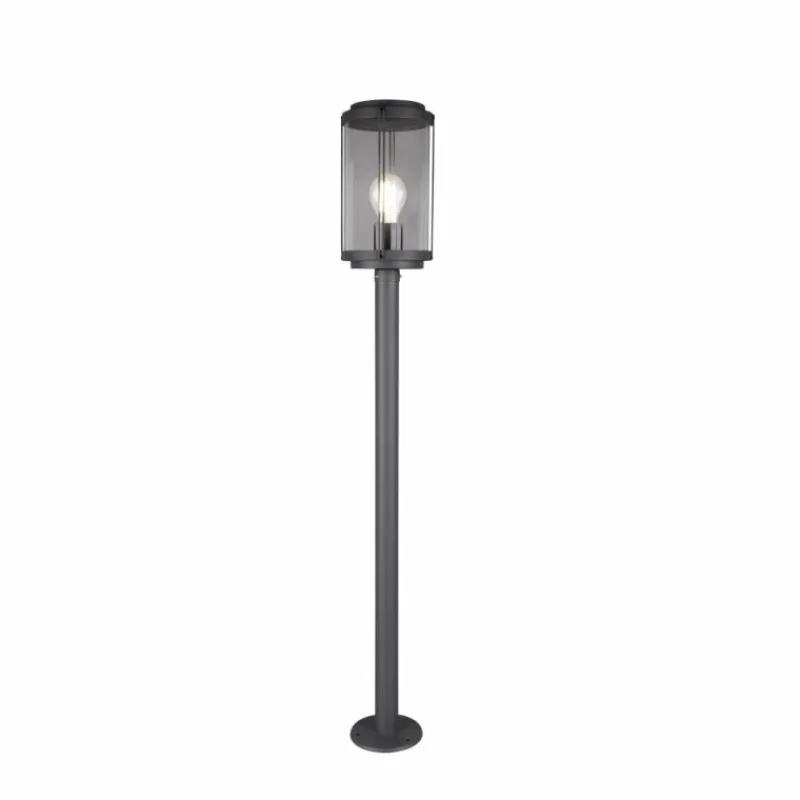 Lampes Vintages & Rétros-Luminaires Trio Borne lumineuse Trio Tanaro Anthracite, 1 lumière