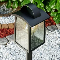 hofstein Borne lumineuse Trosa Noir, 1 lumière