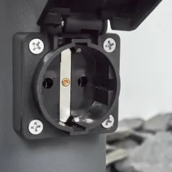 hofstein Borne lumineuse Tunes Anthracite, 1 lumière, Détecteur de mouvement