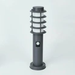 hofstein Borne lumineuse Tunes Anthracite, 1 lumière, Détecteur de mouvement