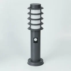 hofstein Borne lumineuse Tunes Anthracite, 1 lumière, Détecteur de mouvement