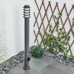 hofstein Borne lumineuse Tunes Anthracite, 1 lumière